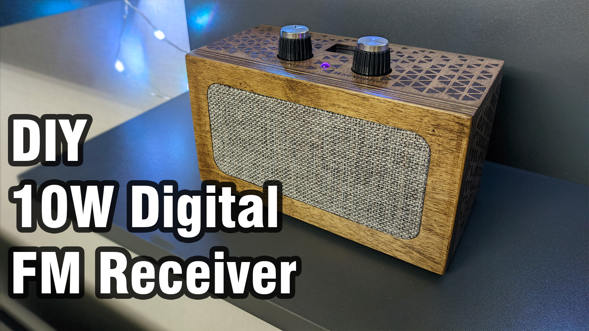 Цифровой портативный радиоприемник 2х5W