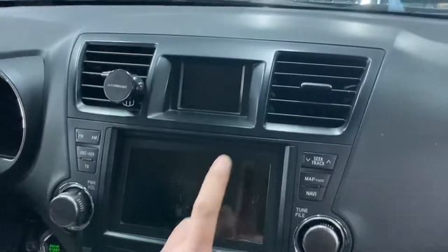 toyota highlander как снять штатную магнитолу смотреть онлайн