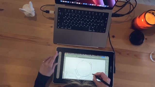 Тест интерактивного дисплея XPPen Artist 12 2-ое поколение