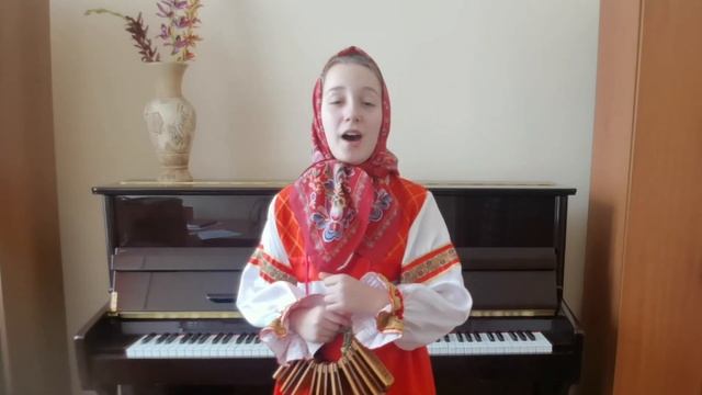 Козинец Алина- "Где ты, заинька, вечор был?" (игровая Саратовской области" смотреть онлайн
