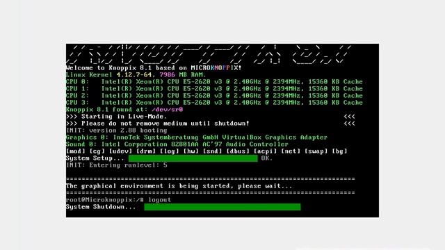 Knoppix 8.1 Installation in VirtualBox 5.2 смотреть онлайн