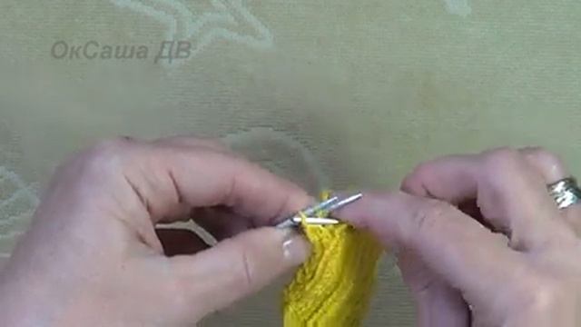 Как легко закрыть резинку 2х2 иглой. Вяжем с Оксаной Валерьевной. смотреть онлайн