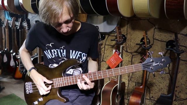 Обзор бас гитары Cort Action Junior OPW смотреть онлайн