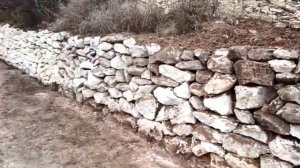 Без бетона подпорная стена из камня