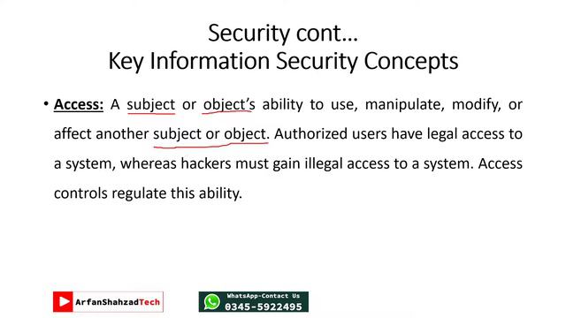 Info. Sec. (01): Information Security Foundations by Arfan Shahzad смотреть онлайн