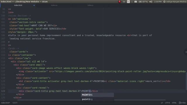 Create a stunning website using MATERIALIZE CSS смотреть онлайн