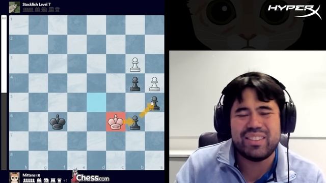 Hikaru Made Mittens Attack Stockfish смотреть онлайн