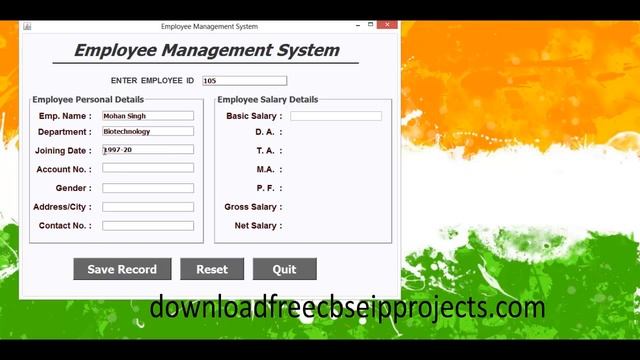 Employee Management System - CBSE ip Project for Class 12 (Java Netbeans and MySql) смотреть онлайн