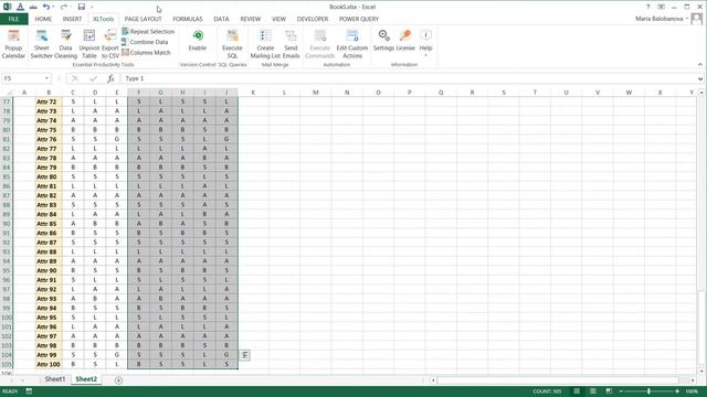 Easily compare columns in Excel and find the exact match percentage смотреть онлайн