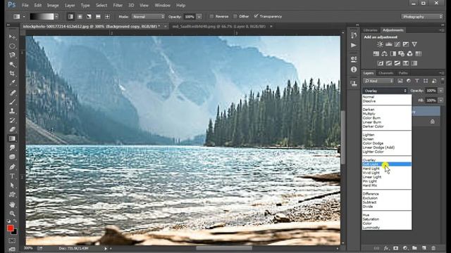 Blend Tool In Adobe Photoshop CC 2015 смотреть онлайн