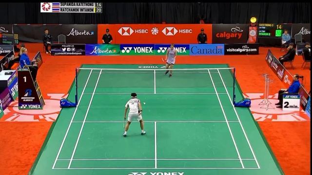 Badminton Canada Open 2023 | Supanida Katethong (THA) vs Ratchanok Intanon (THA) | Round Of 16 смотреть онлайн