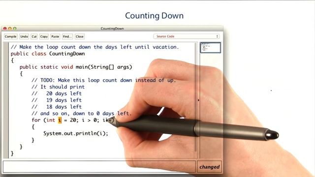 Counting Down - Intro to Java Programming смотреть онлайн