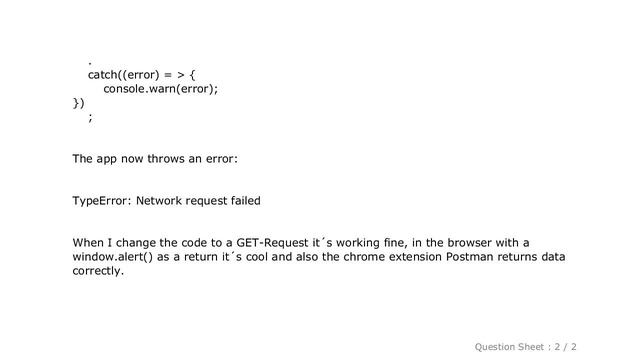 Android : React Native Post Request via Fetch throws Network Request Failed смотреть онлайн