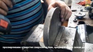 Восстановление фрикционного диска на снегоуборщике