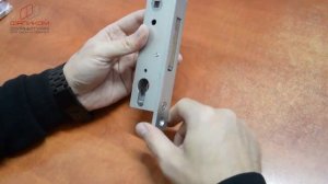 Врезной замок с защелкой Sobinco 8002-25. Распаковка