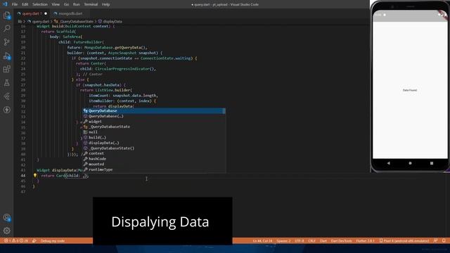 Query Data into MongoDB - Flutter смотреть онлайн