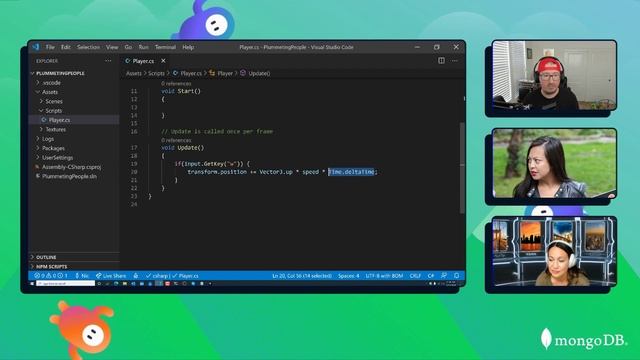 GameDev with Unity and MongoDB on Twitch, Part 4 смотреть онлайн