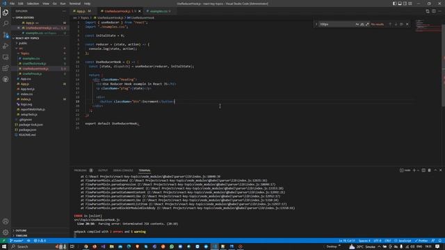 Use Reducer Hook in React JS | React JS Tutorial (full course) - #41 смотреть онлайн