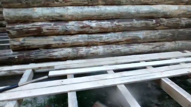 Сруб дома в Рязанской обл.из Мордовии 2 часть смотреть онлайн