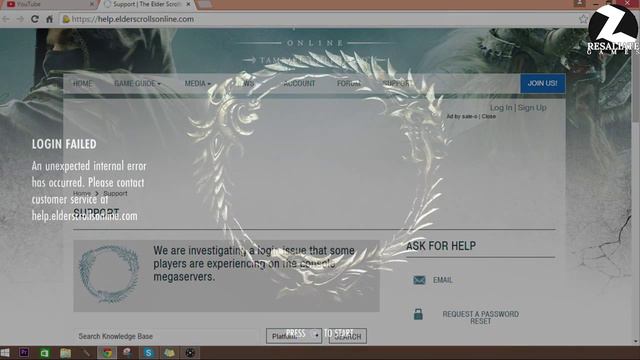 Elders Scrolls Online LOGIN ISSUE for Consoles- No Login Availability On Console BEING FIXED 6/9/15 смотреть онлайн