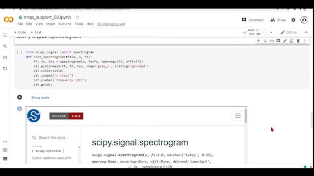 SciPy Signal Spectrogram - Spectrograms Basics - Seminar 02 Support Material смотреть онлайн