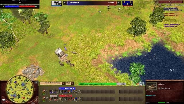 [AoE3] Showmatch: Aizamk vs Kaiserklein смотреть онлайн