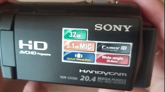 Видеокамера Sony hdr cx 580 ve Обзор смотреть онлайн