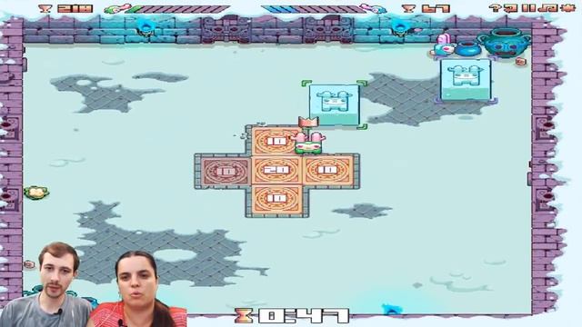 БолтушкА и ПРоХоДиМеЦ Устроили Батл на ЛЬДУ! #97 - игра Lockehorn смотреть онлайн