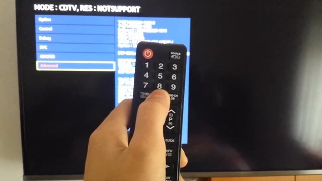 How to enter Samsung TV Advanced option in Service menu смотреть онлайн