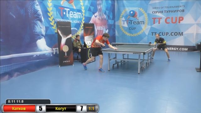 Игра за 3 место. Катков - Когут. 27 октября 2016 TT Cup смотреть онлайн