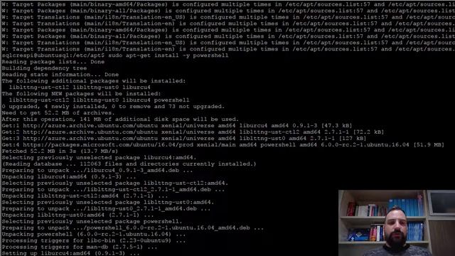 Instalando o PowerShell no Ubuntu смотреть онлайн