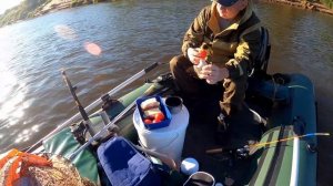 Киров, река Вятка, рыбалка на кольцо.