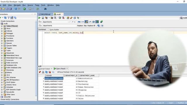 ROWID Pseudo column|Oracle SQL смотреть онлайн