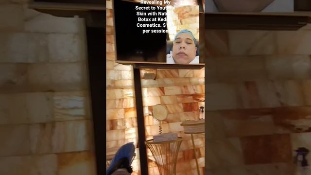 Revealing My Secret To Youthful Skin With Natural Botox At Kedma Cosmetics $100 Per Session #shorts