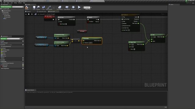 Unreal Engine (UE4, UE5) - Открытие двери 