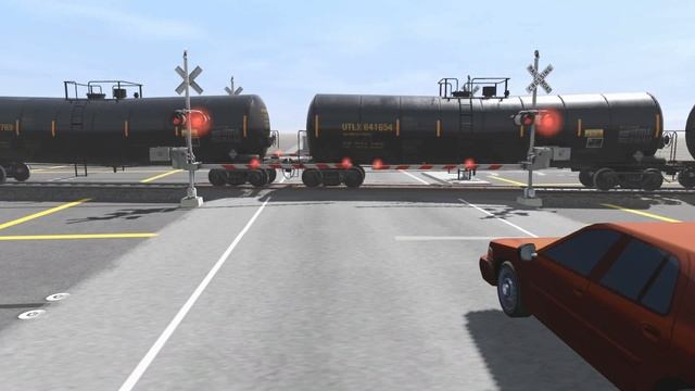 My BNSF ES44AC Horn For Trainz + Some Railroad Crossing Glitches in Trainz Railroad Simulator 2019 смотреть онлайн