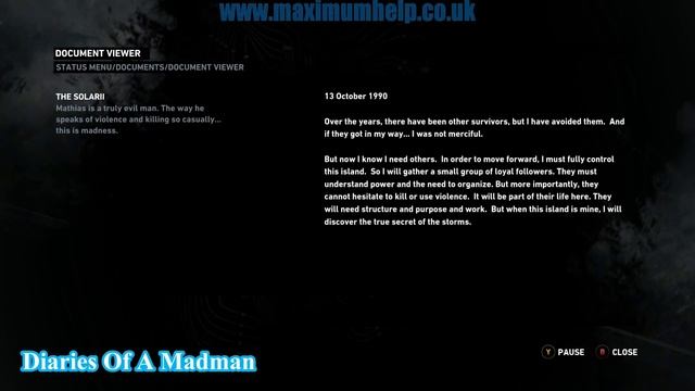 62 Diaries Of A Madman Documents Audio Files Played Tomb Raider 2013 Walkthrough 1080p HD смотреть онлайн