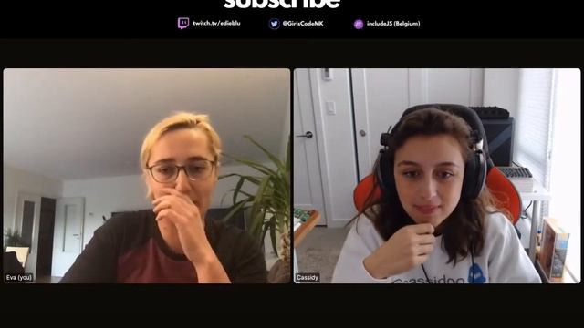 Eva and Cassidy talk ReactJS, Teaching . Life. Universe. Everything. смотреть онлайн