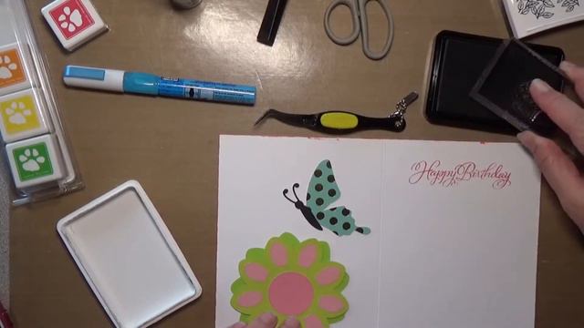 Flower Shape shaker card with Cricut смотреть онлайн