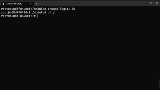 Privileged Container Escape with Kernel Module смотреть онлайн