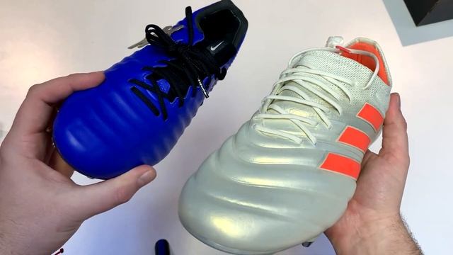 Nike Tiempo Legend 7 Elite SG-PRO VS adidas Copa 19.1 SG (COMPARE) смотреть онлайн