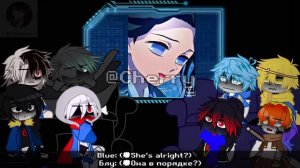 [??/??] Sans Au react to Demon Slayer {Yushiro and Tamayo} {Lazy part} [Gacha Art]