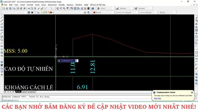 Phần 56: LISP VẼ CAO ĐỘ VÀ KHOẢNG CÁCH LẺ TRÊN MẶT CẮT NGANG BẤT KỲ |AUTOLISP AUTOCAD| смотреть онлайн