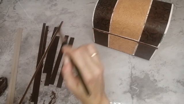 DIY/?Cardboard jewelry chest ?Сундучок из картона своими руками ? смотреть онлайн