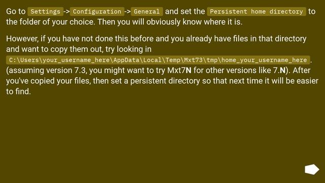 Where does MobaXterm keep its home directory? смотреть онлайн