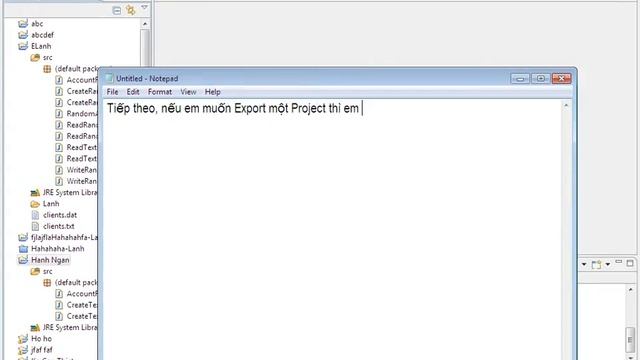 Hướng dẫn Import, Export một Java Project смотреть онлайн