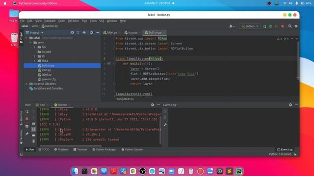 Mastering KivyMD Button: Android App Development Tutorial with Python Framework смотреть онлайн