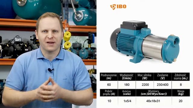 Pompa MH2200 INOX IBO смотреть онлайн