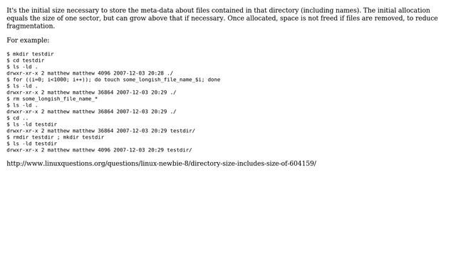 Why Is The Size Of A Directory Always 4096 Bytes In Unix? (4 Solutions!!)