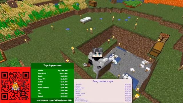 minecraft Live now Stream Indonesia mencoba SURVIVE 100 HARI di minecraft hardcore custom room #264 смотреть онлайн